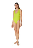 Sorbet Island Ava Swimsuit in Lime