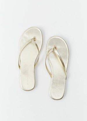 Melissa Odabash Sandals in Gold