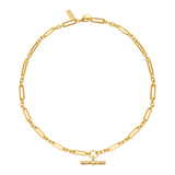 Talis Chains T-Bar On Link Chain in Gold
