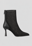 Lola Cruz Mesh Botines in Black
