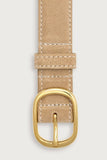 Varley Deena Suede Belt in Sesame