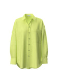 Lilly Pilly Kirra Linen Shirt in Lemongrass