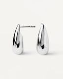 Pdpaola Large Sugar Earrings in Silver