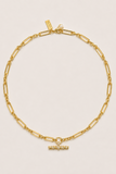 Talis Chains T-Bar On Link Chain in Gold