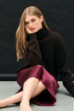 Jumper 1234 Oversize Roll Collar in Chocolate