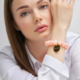 Vanessa Baroni Stone Flex Bracelet Pearl in Peach