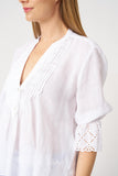 120% Lino Long Sleeve Shirt in White