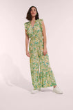 Poupette St Bart Long Jumpsuit Belene in Green Orchid