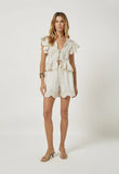 Scarlet Poppies Terrel Shorts in Vanilla