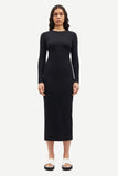 Samsøe Saalexa Midi Dress in Black