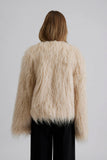 Malina Manda Faux Fur Jkt in Vanilla