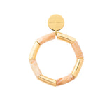 Vanessa Baroni Flex Bracelet in Creme Brulee Marble