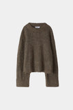 Style In Niclas Short Sweater in Brown