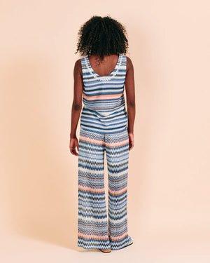 Valerie Khalfon Patras Pants in Blue