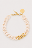 Vanessa Baroni Oval Necklace in Marble