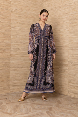Hale Bob Georgina Dress in Black