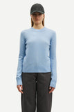 Samsoe Charlotte Sweater in Light Blue