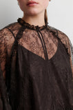 Second Female Sybell Lace Ruffle Blouse Demitasse