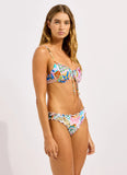 Seafolly Beach Boheme Underwire  Bikini in Pink