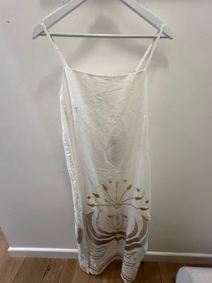 Aether Concept Dress in White Gold