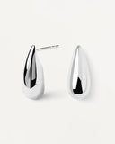 Pdpaola Large Sugar Earrings in Silver