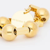 Vanessa Baroni Ball Chain Bracelet in Gold