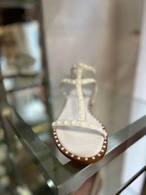 Ash Panic Bis Crokki Sandal in White