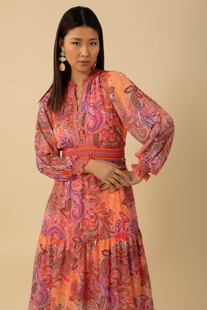 Hale Bob 4Ydd630l Dress in Pink