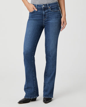 Paige High Rise Laurel Canyon Acapella in Blue