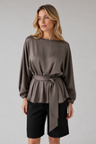 Silk 95 Five Tuni Top in Cafe