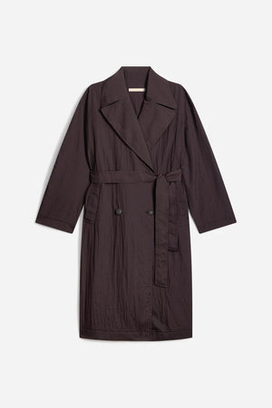 Vanessa Bruno Hippolyte Trench in Chocolate