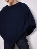 Not Shy Auguste Poncho in Navy