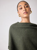 Not Shy Auguste Poncho in Ash