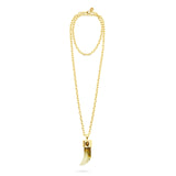 Talis Chains Shark Tooth Pendant in Gold