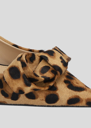 Lola Cruz Bailarinas Leopardo in Animal Print