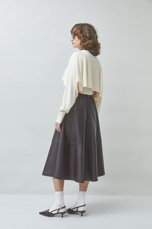 Suncoo Fleur Skirt in Prune