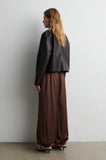Second Female Ezay Leather Jacket in Demitasse