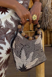 Never Fully Dressed Soliel Beaded Bag in Black