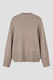 Second Female Alpha Knit O Neck in Rock