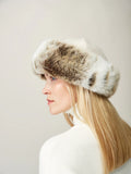 Helen Moore Brim Hat in Lynx