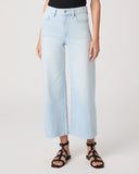 Paige Anessa Raw Hem in Motif Light Blue