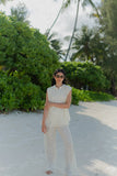 Sundress Coquelicot Pant in White