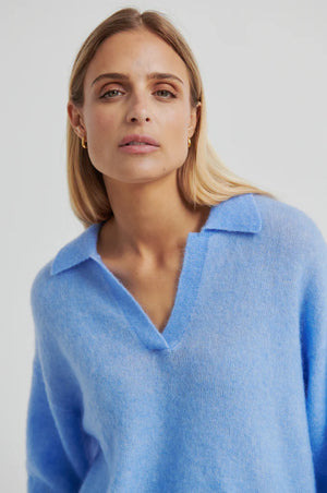 Second Female Bruuk Knit in Frozen Fjord