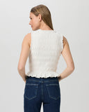 Paige Devi Top in White