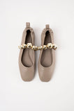 Souliers Martinez Flamenca in Taupe