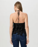 Paige Ciao Silk Top in Black