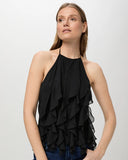 Paige Ciao Silk Top in Black