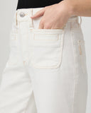 Paige Anessa Patch Pockets in Ecru