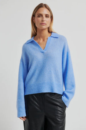 Second Female Bruuk Knit in Frozen Fjord