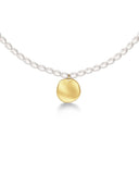 Edblad Pearl Signet Necklace in Gold